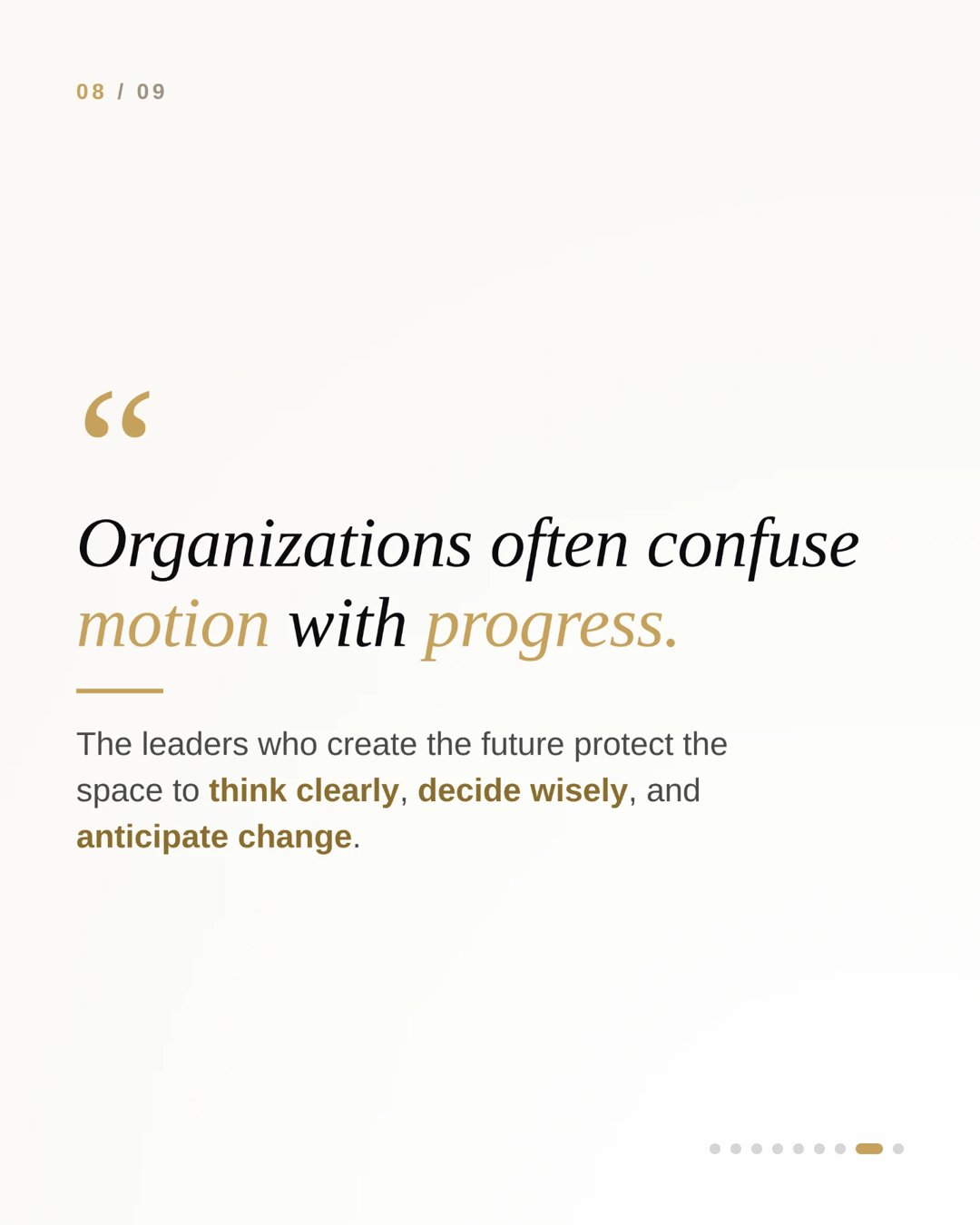 Strategic Thinking Is a Competitive Advantage — slide 8 of 9