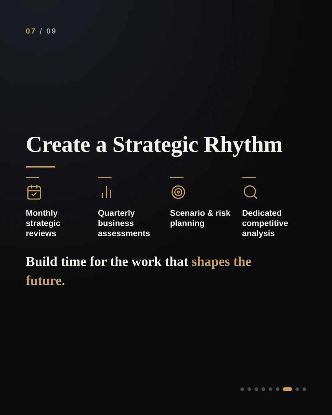 Strategic Thinking Is a Competitive Advantage — slide 7 of 9