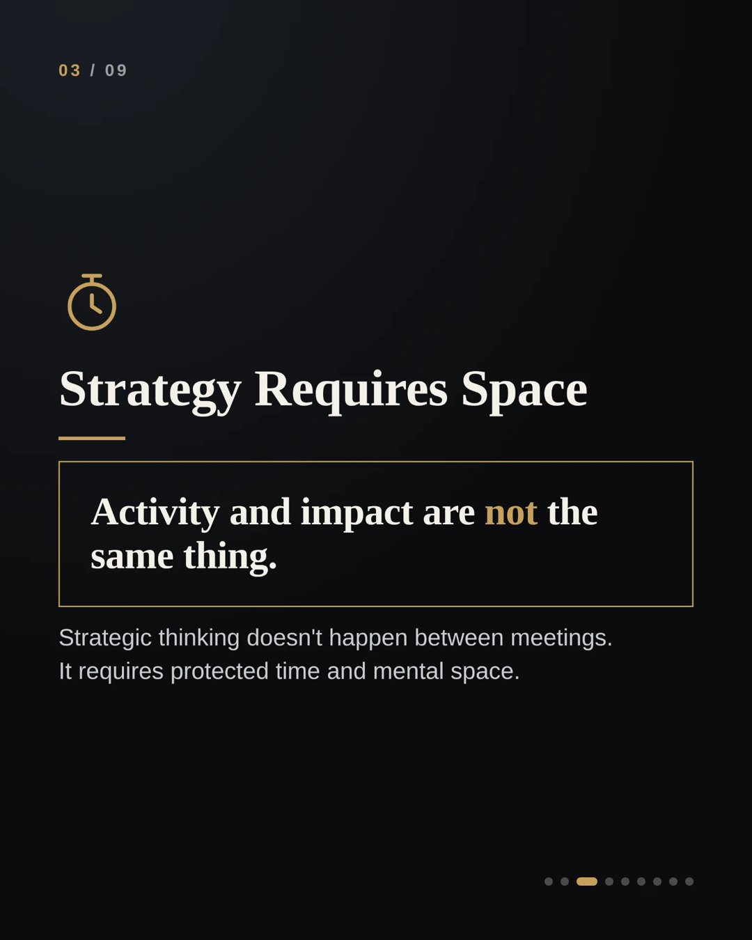 Strategic Thinking Is a Competitive Advantage — slide 3 of 9